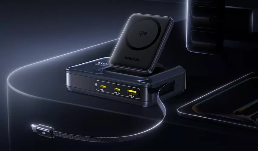Baseus wprowadza stacje dokujące Nomos II: wiele portów, do 245 W, Qi2 i wysuwane kable