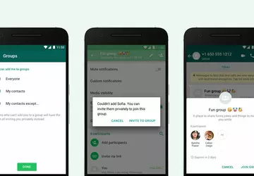 Nowe funkcje WhatsApp: Blokowanie zaproszeń