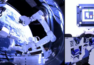 Gitai: Robot w kosmosie instaluje panel ...