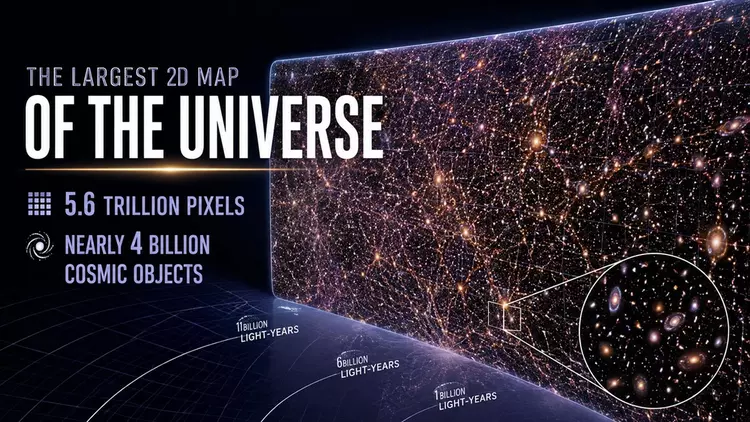 Astronomowie stworzyli gigantyczną mapę Wszechświata z ...