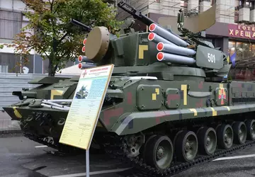 Ukraiński system 2S6 Tunguska zniszczył rosyjski ...