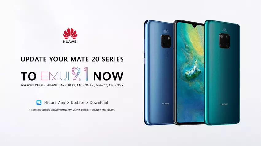 Zeszłoroczne flagowe Huawei Mate 20 zaczeły otrzymywać EMUI 9.1. Wszystkie oprócz  Mate 20 Lite