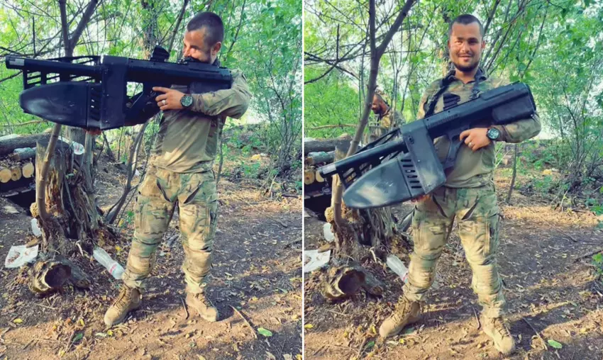 Ukraińskie wojsko pokazało futurystyczne działa DroneDefender do zwalczania dronów - mogą one zestrzeliwać UAV z odległości 2 km