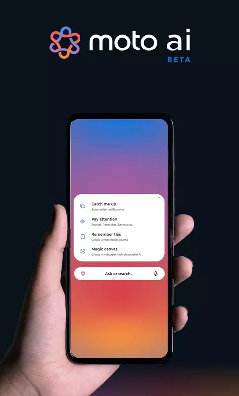 Тизер с функциями Moto AI