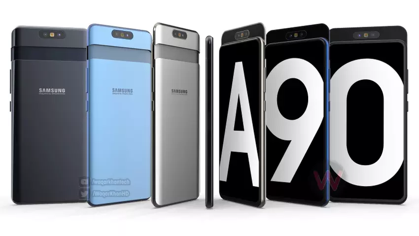 Jak będzie wygliądał budżetowiec flagowy Samsung Galaxy A90 z kamerą wysuwaną