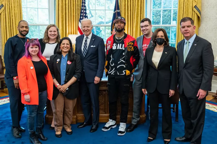 Organizatorzy związkowi z branży gier spotkali się z prezydentem Biden