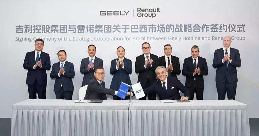 Renault i Geely uzgodniły wspólną produkcję i sprzedaż samochodów w Brazylii