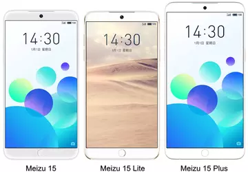 Prawdziwe zdjęcia smartfonów Meizu 15, 15 ...