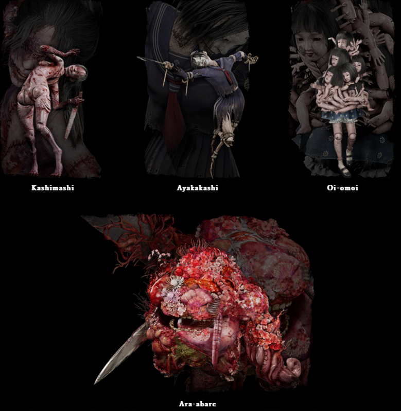 Potwory gry Silent Hill f