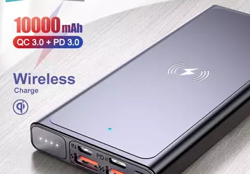 KUULAA 10000mAh Powerbank z czterema portami ...