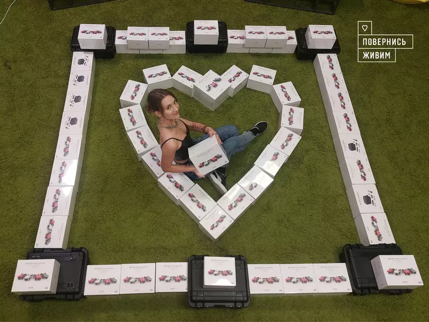 Ukraiński wywiad otrzyma 57 quadkopterów Autel EVO, które zostały zakupione za kryptowalutę