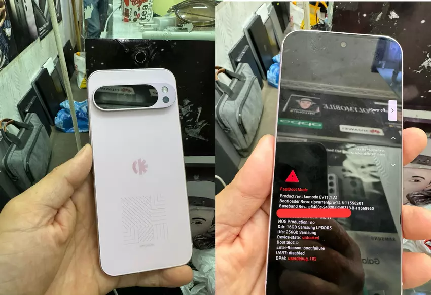 16 GB pamięci RAM, 256 GB pamięci ROM i modem Exynos 5400: zdjęcia prototypu Google Pixel 9 Pro XL pojawiły się w sieci