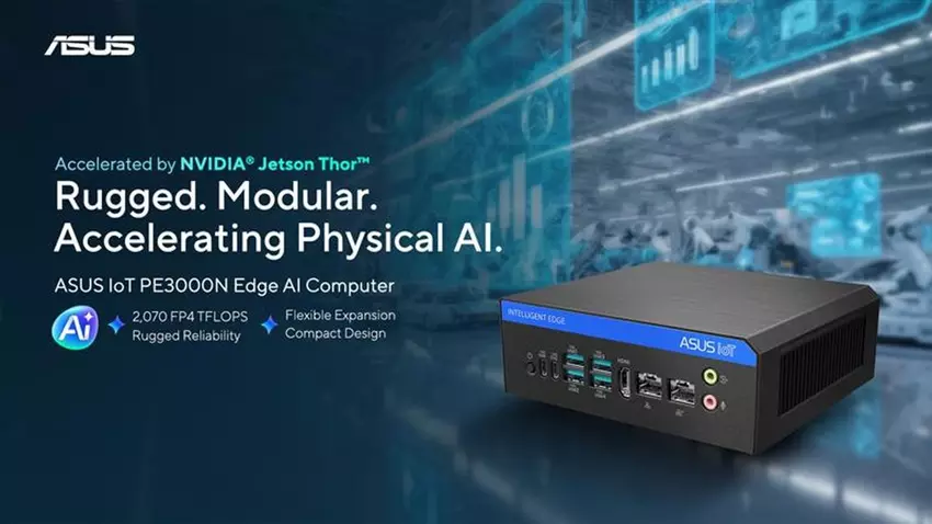 ASUS IoT zaprezentowała kompaktową platformę edge-AI PE3000N z NVIDIA Jetson Thor
