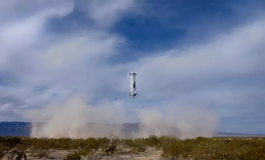Firma Blue Origin z powodzeniem wystrzeliła rakietę New Shepard po 15-miesięcznej przerwie spowodowanej niepowodzeniem misji NS23