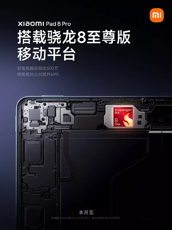 Snapdragon 8 Elite w Xiaomi Pad 8 Pro
