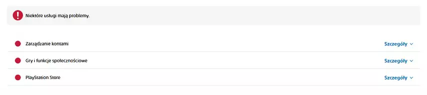 Obraz związany z problemami w PlayStation Network