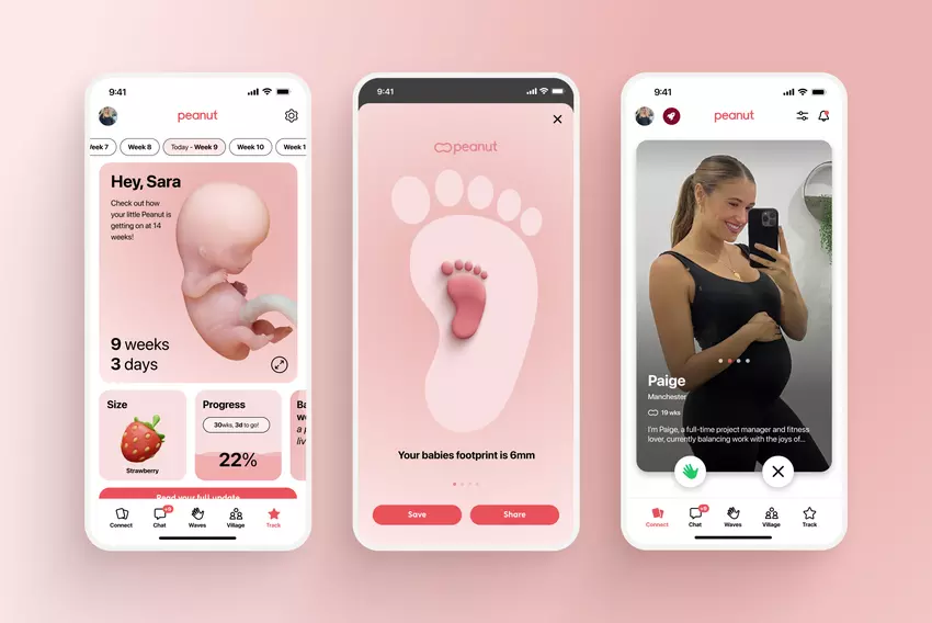 Aplikacja dla kobiet Peanut uruchamia nowe narzędzie do śledzenia ciąży za pomocą sztucznej inteligencji