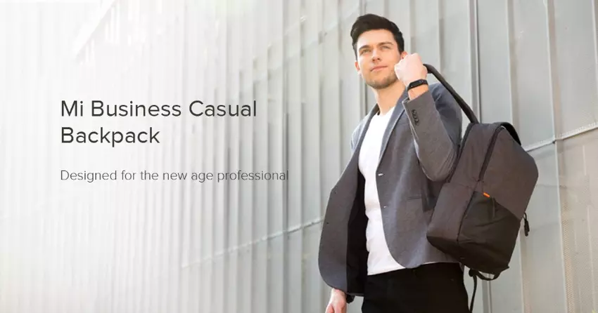 Xiaomi wprowadziła plecak Mi Business Casual z ochroną przed wodą IPX4 i ceną 15 USD