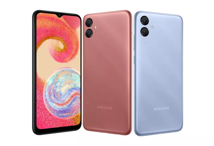 Samsung Galaxy A04e: budżetowy smartfon z ekranem 6,5″, baterią 5000 mAh i układem MediaTek Helio G35.