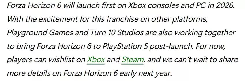 Długo oczekiwana zapowiedź Forza Horizon 6