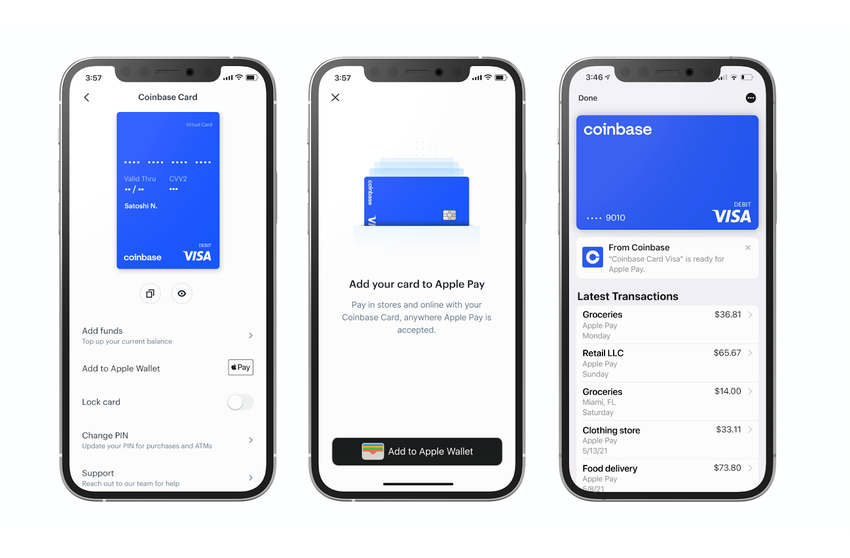 Giełda kryptowalut Coinbase współpracuje teraz z Apple Pay i Google Pay