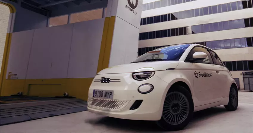 Fiat testuje w Madrycie technologię wymiany baterii w pięć minut