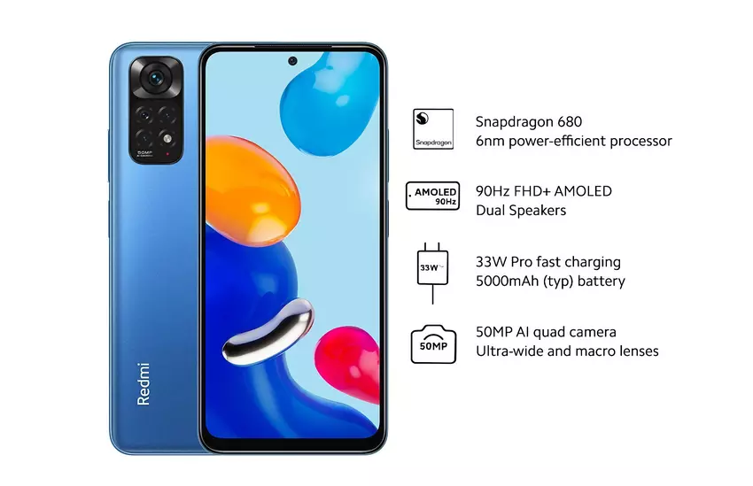 Ekran AMOLED 90 Hz, układ Snapdragon 680, bateria 5000 mAh, aparat 50 MP i cena 175 USD: Redmi Note 11 będzie taki