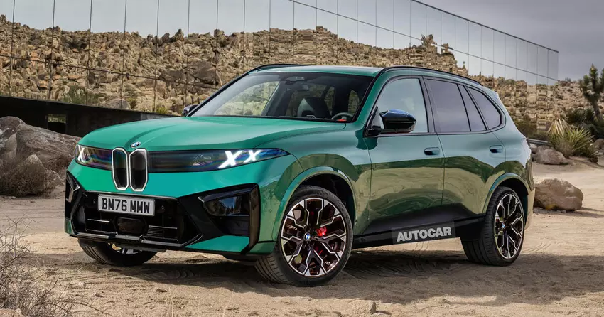 Nieoficjalny rendering BMW iX5 2026