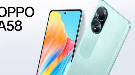 OPPO A58 4G: wyświetlacz FHD+, układ MediaTek Helio G85, podwójny aparat 50 MP i stopień ochrony IPX4