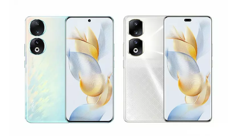 Insider pokazuje rendery prasowe smartfonów Honor 90 i Honor 90 Pro