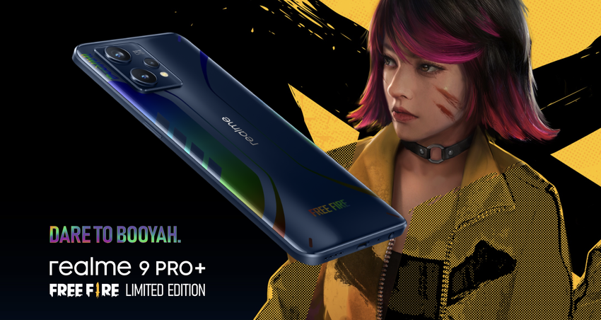 realme 9 Pro+ Free Fire Limited Edition za 419 EUR wprowadzony w Europie