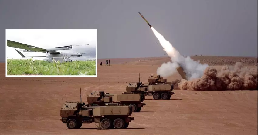 M142 HIMARS i dron EOS C VTOL spektakularnie niszczą rosyjski konwój (wideo)