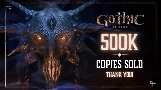 500 tysięcy kopii Gothic 1 Remake ...