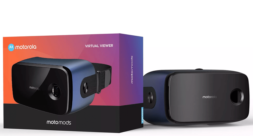 VR-wirtualnej seria moduł Viewer umożliwia wyświetlanie MotoMod głowy zamontowane smartphone