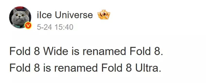 Auto-przekład wiadomości Ice Universe na Weibo
