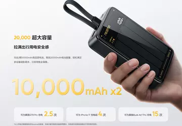 Realme wypuściła powerbank z dwoma bateriami ...