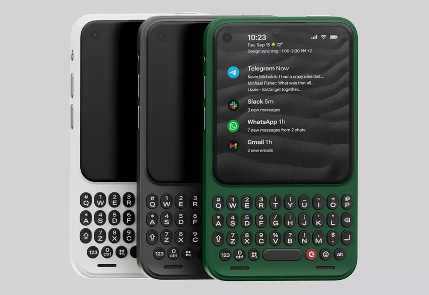 Click Communicator z fizyczną klawiaturą QWERTY