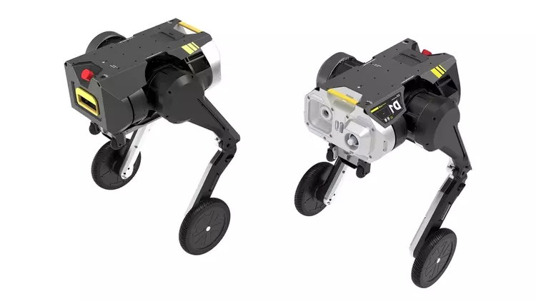 Robot-transformer D1 zmienia kształt w ruchu ...