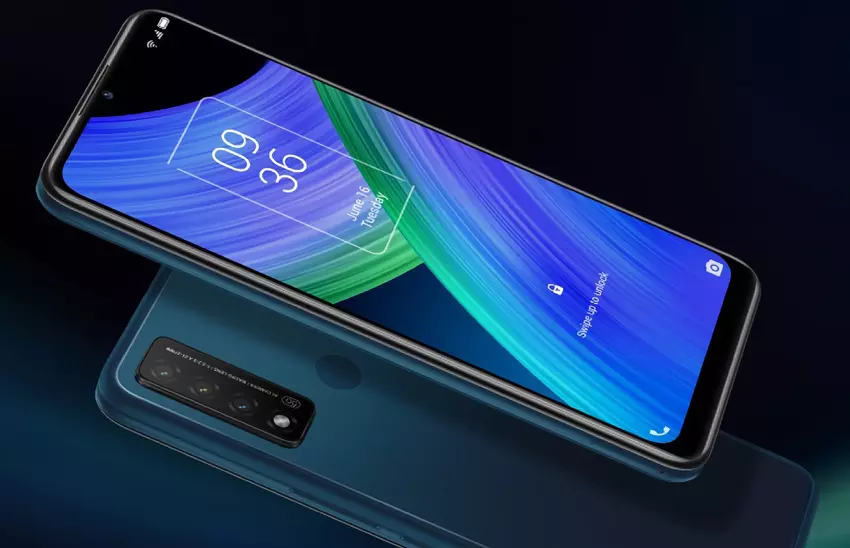 TCL 20 R: smartfon 5G z ekranem 90Hz, układem MediaTek Dimensity 700 i potrójnym aparatem za 179 euro
