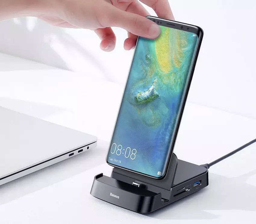 Baseus Hub Docking Station: stojak hub dla smartfonów z USB-C
