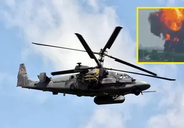 Śmigłowiec Ka-52 uniknął pocisku Strela-10 i ...