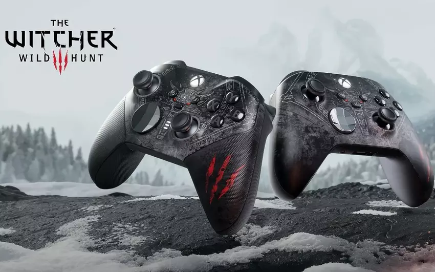 Microsoft zaprezentowała unikalną serię kontrolerów Xbox w stylu legendarnej gry RPG The Witcher 3: Wild Hunt