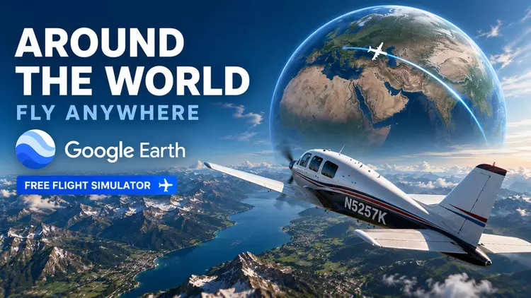 Google Earth wprowadza symulator lotu w ...