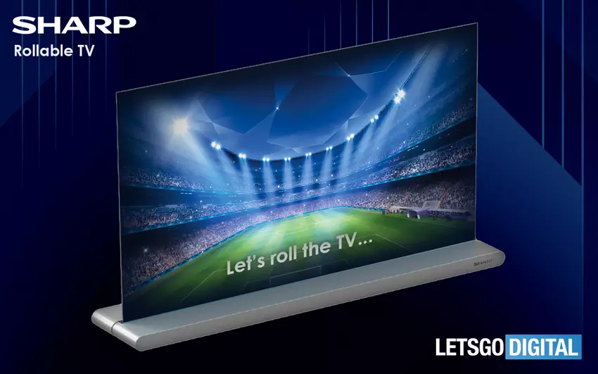 Sharp przygotował składany telewizor, który zwija się w rolkę