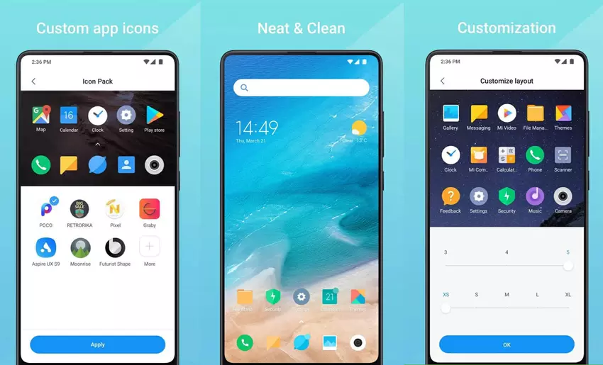 Xiaomi wydała lekki Launcher Mint Launcher