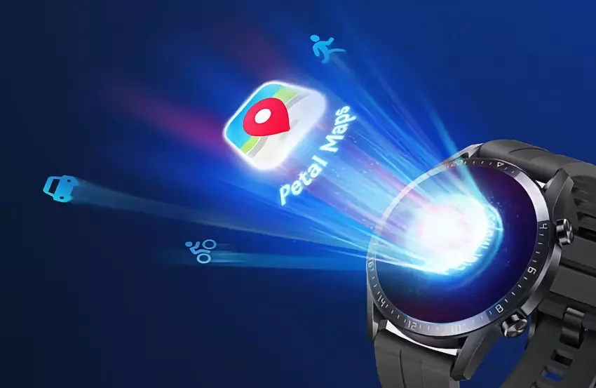 Smartwatch Huawei Watch GT 2 obsługuje teraz autorską aplikację do nawigacji Petal Maps