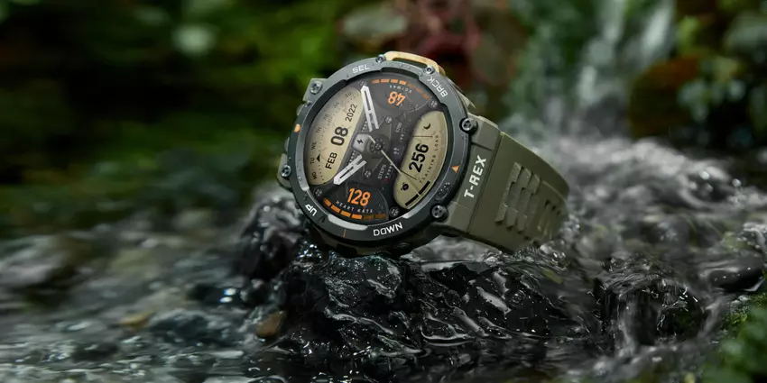 Amazfit T-Rex 2 rugged smartwatch z nawet 45-dniowym czasem pracy na baterii i obsługą 5 globalnych systemów pozycjonowania satelitarnego jest dostępny w obniżonej cenie na Amazon