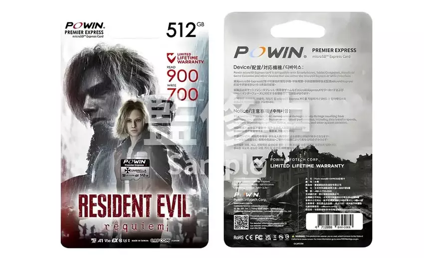 Resident Evil Requiem Special Edition microSD EXPRESS Memory Card for Nintendo Switch 2 512GB