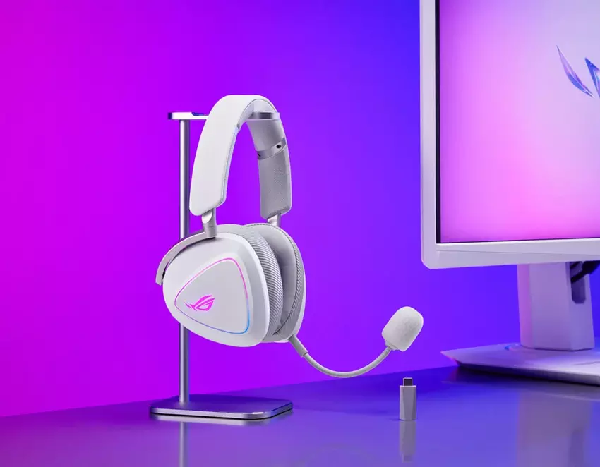 ROG Delta 2 Moonlight White. Ilustracja od Asus