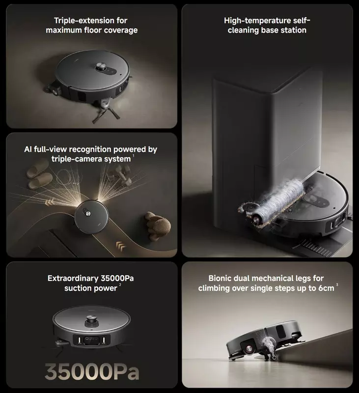 Podstawowe cechy Xiaomi Robot Vacuum 6 Max